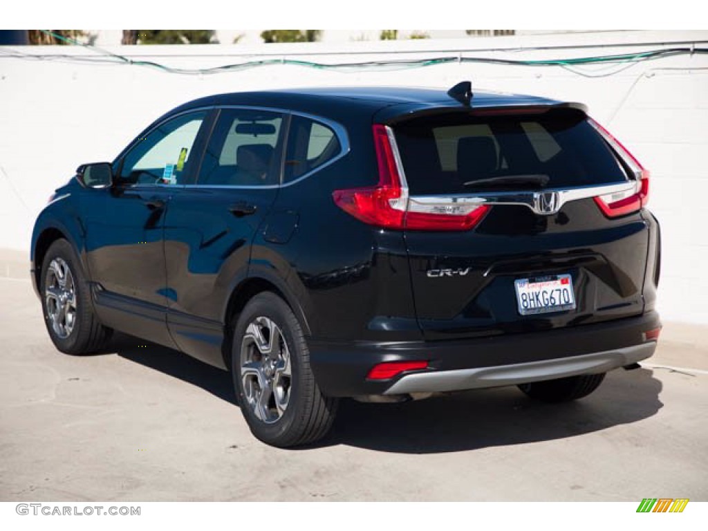 2018 CR-V EX - Crystal Black Pearl / Ivory photo #2