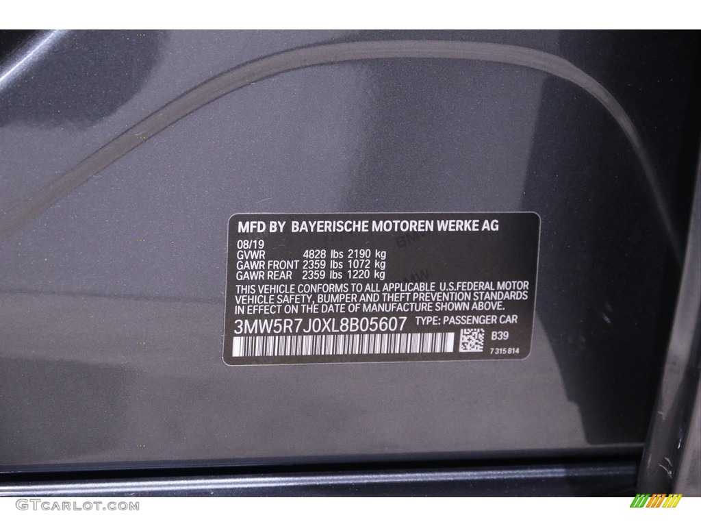 2020 3 Series 330i xDrive Sedan - Mineral Grey Metallic / Black photo #26