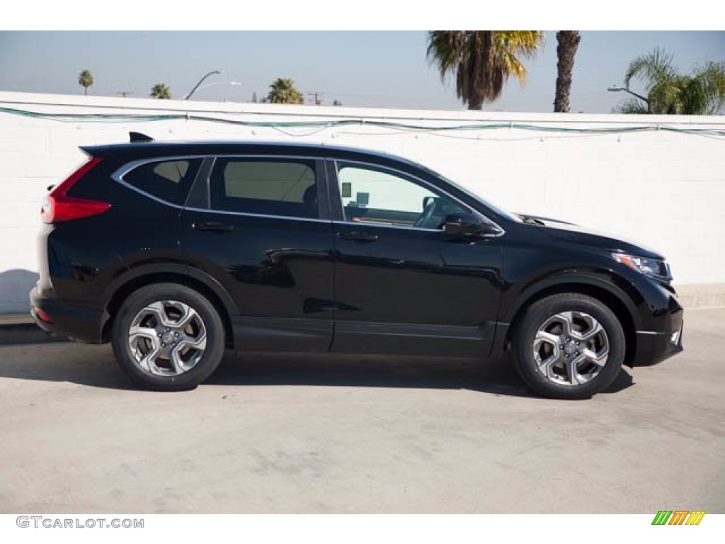 2018 CR-V EX - Crystal Black Pearl / Ivory photo #10