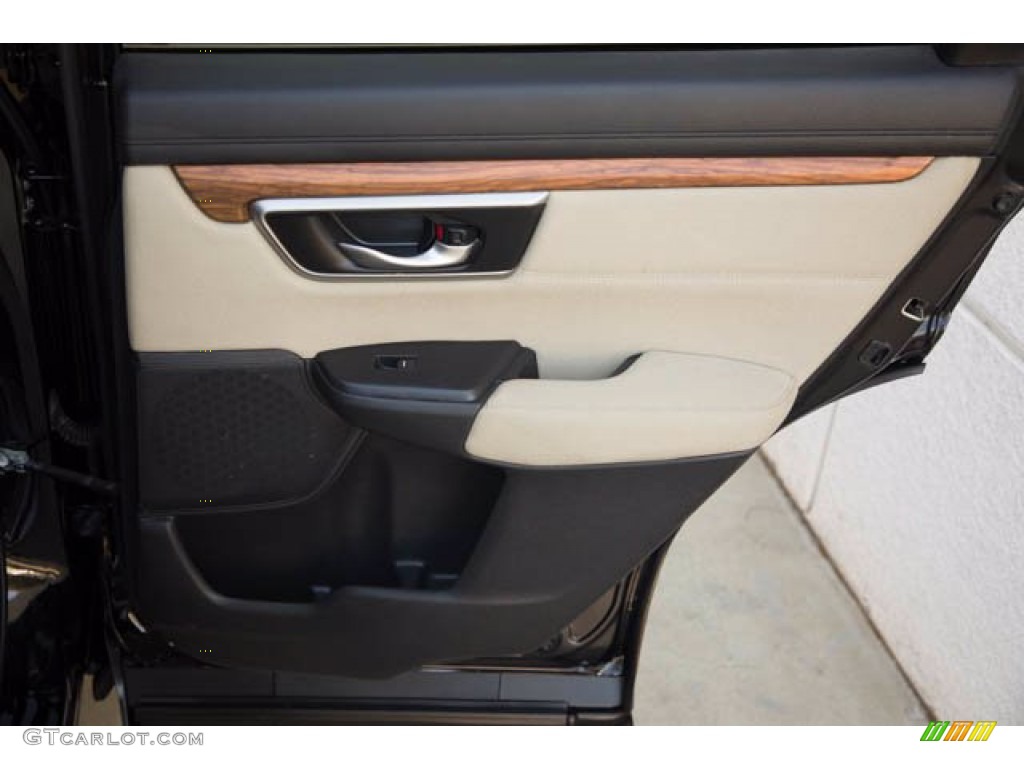 2018 CR-V EX - Crystal Black Pearl / Ivory photo #31
