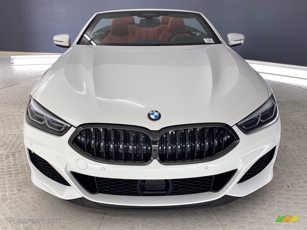 Alpine White 2021 BMW 8 Series 850i xDrive Convertible Exterior Photo #141049017