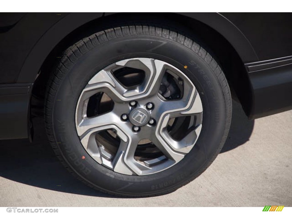 2018 CR-V EX - Crystal Black Pearl / Ivory photo #36