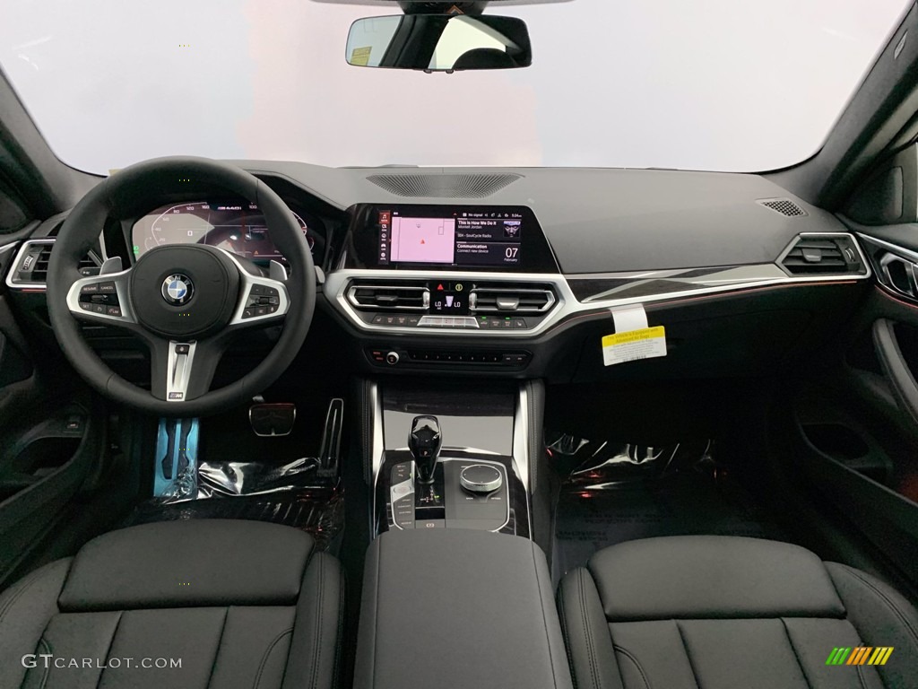 2021 BMW 4 Series M440i xDrive Coupe Black Dashboard Photo #141050865