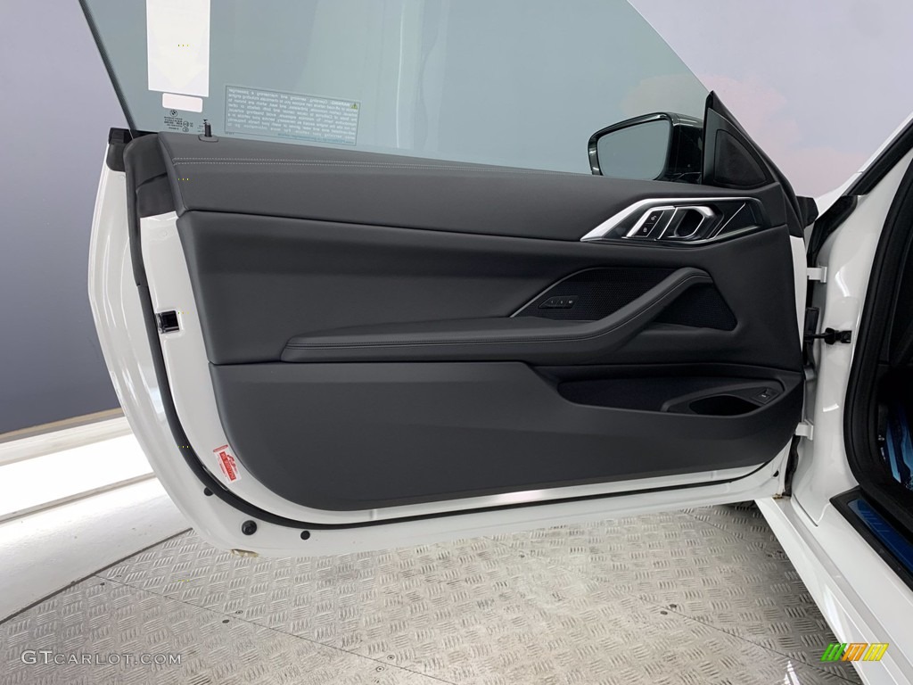 2021 BMW 4 Series M440i xDrive Coupe Black Door Panel Photo #141051003