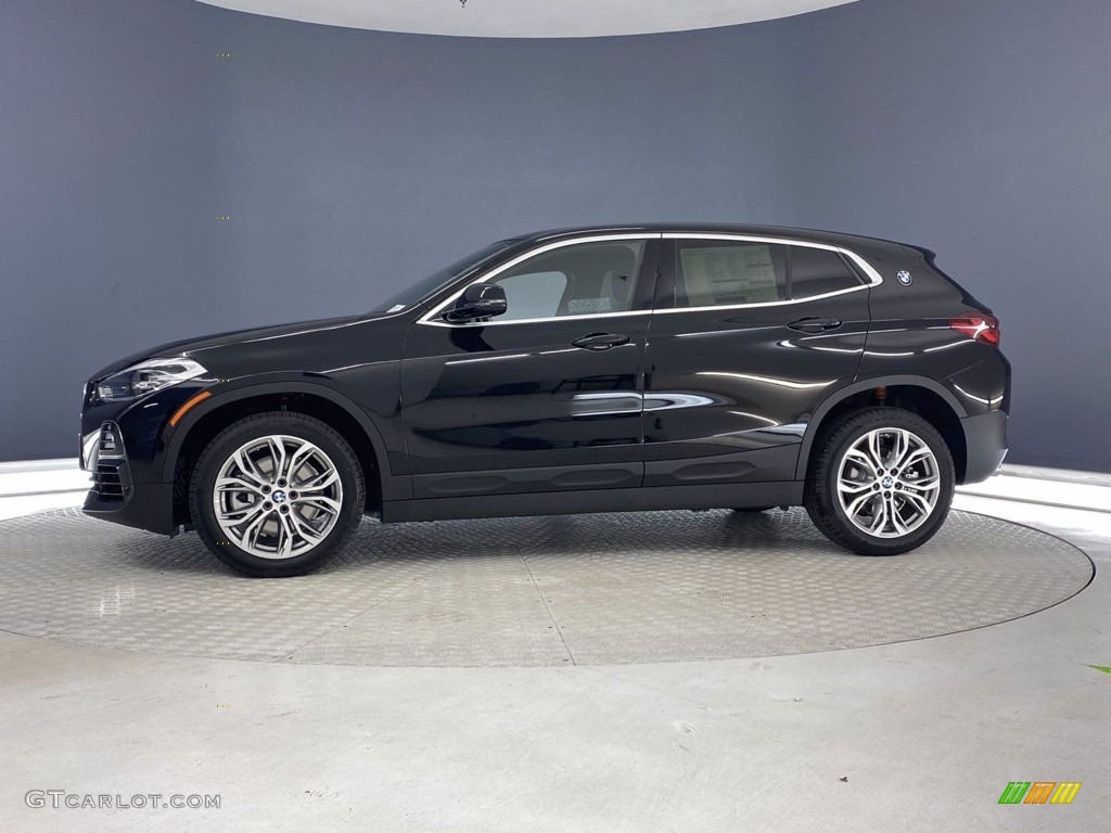 2021 X2 sDrive28i - Black Sapphire Metallic / Black photo #6
