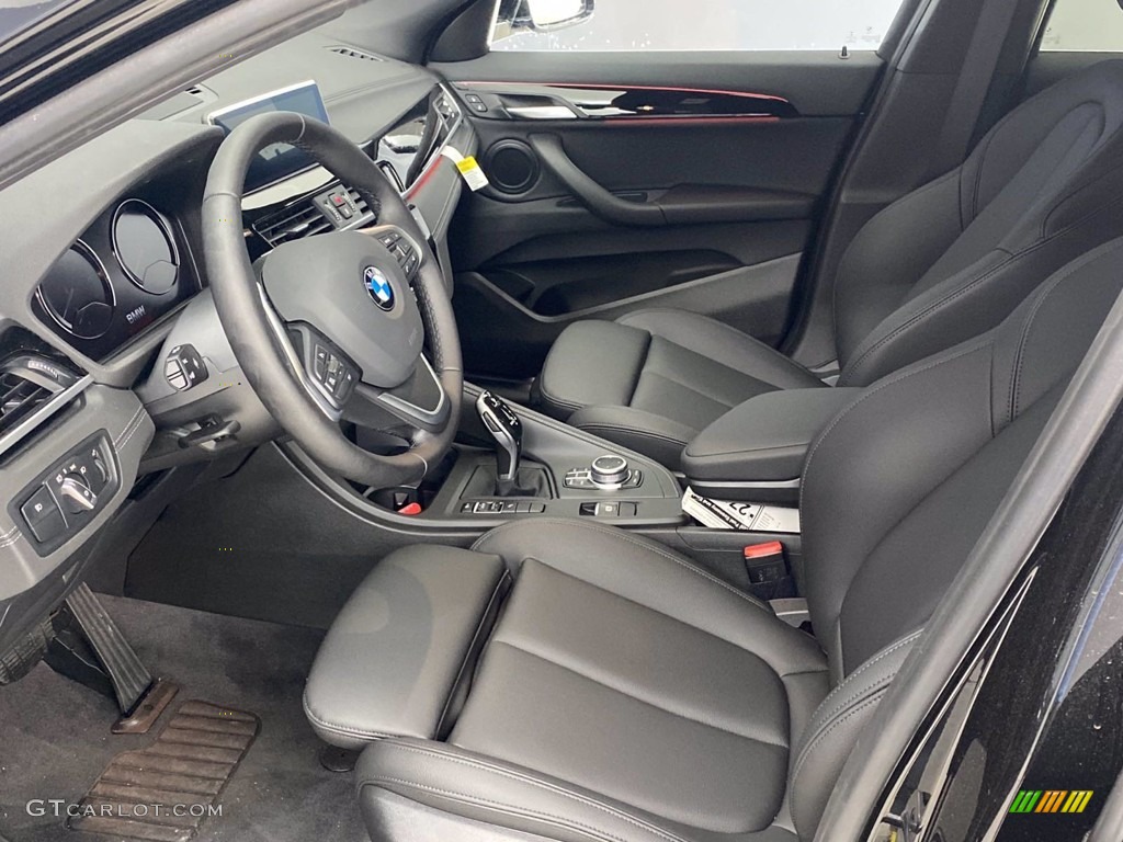 2021 X2 sDrive28i - Black Sapphire Metallic / Black photo #13