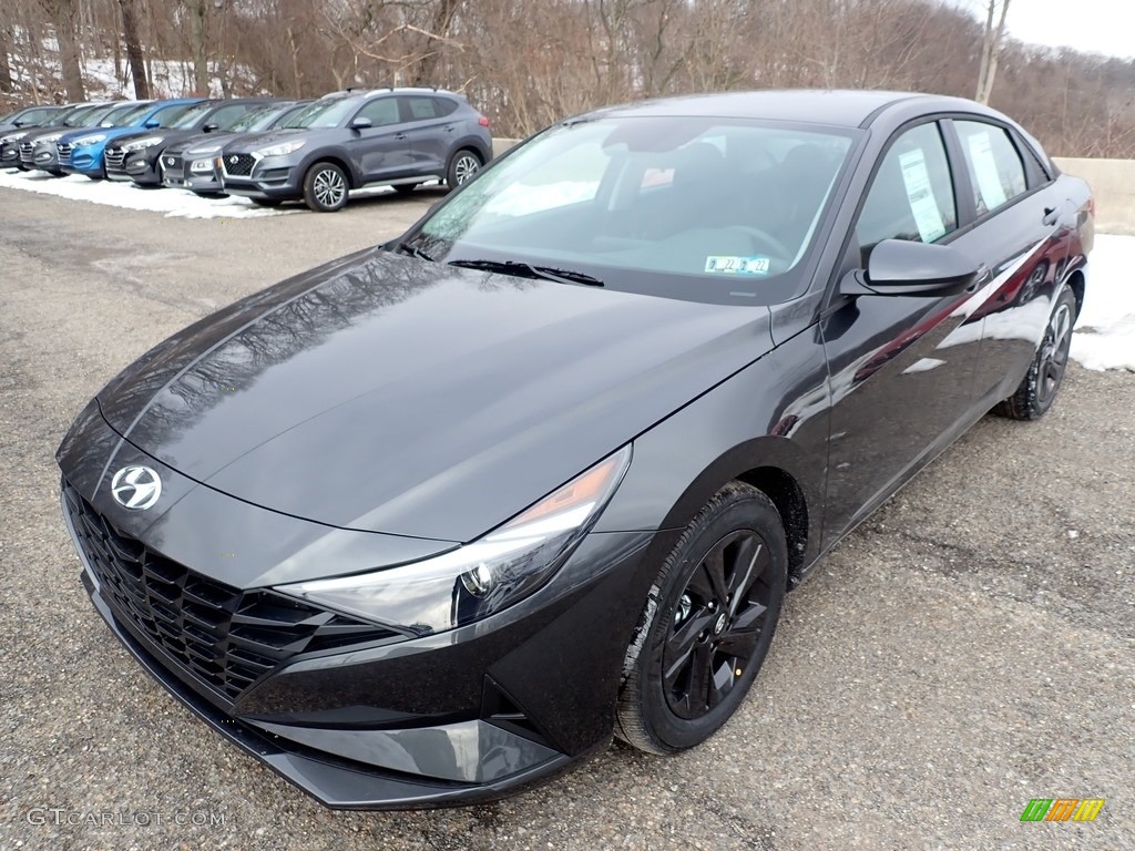 2021 Elantra SEL - Portofino Gray / Black photo #4