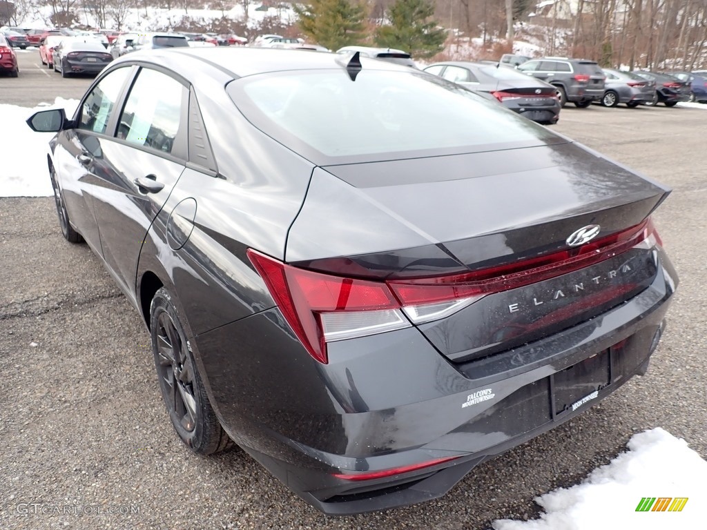 2021 Elantra SEL - Portofino Gray / Black photo #5