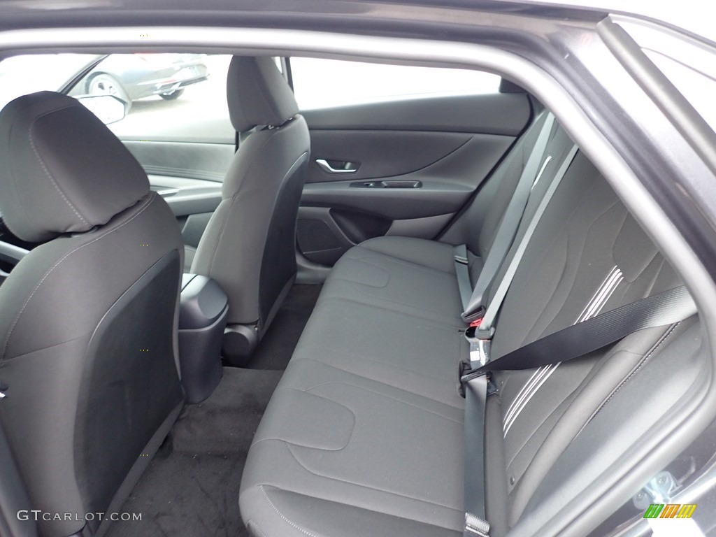 2021 Elantra SEL - Portofino Gray / Black photo #6