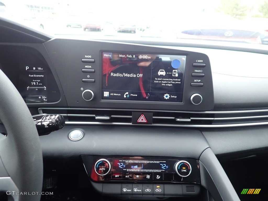 2021 Elantra SEL - Portofino Gray / Black photo #10