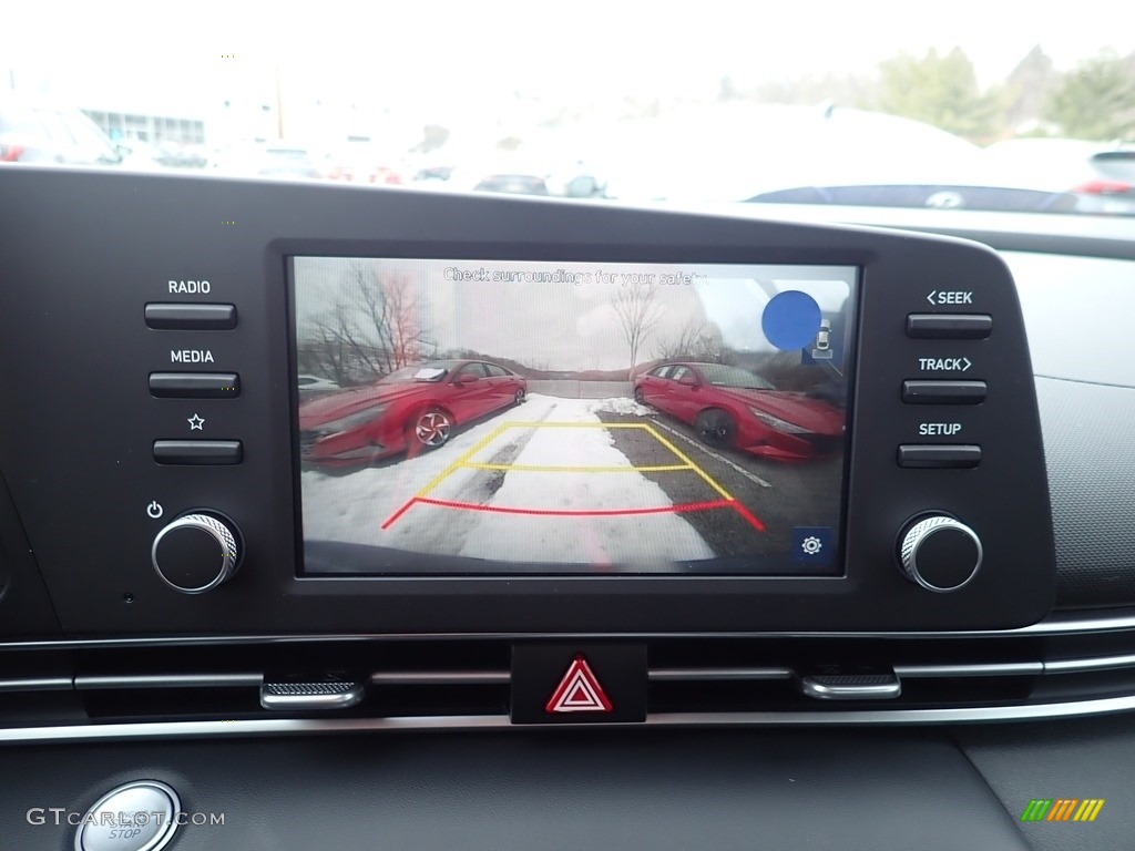 2021 Elantra SEL - Portofino Gray / Black photo #11