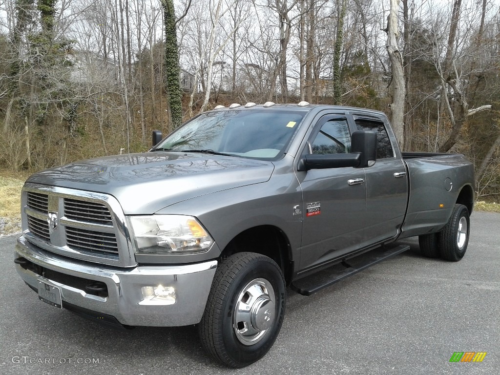 2012 Ram 3500 HD Big Horn Crew Cab 4x4 - Mineral Gray Pearl / Dark Slate/Medium Graystone photo #2