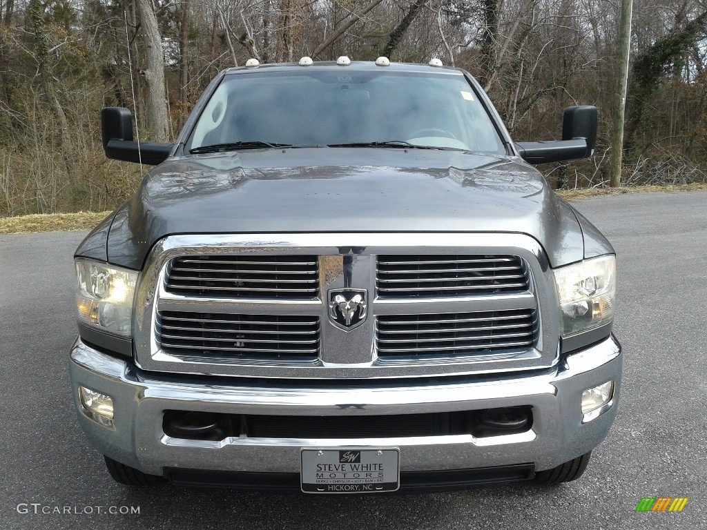 2012 Ram 3500 HD Big Horn Crew Cab 4x4 - Mineral Gray Pearl / Dark Slate/Medium Graystone photo #3