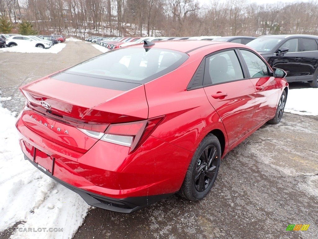 2021 Elantra SEL - Calypso Red / Medium Gray photo #2