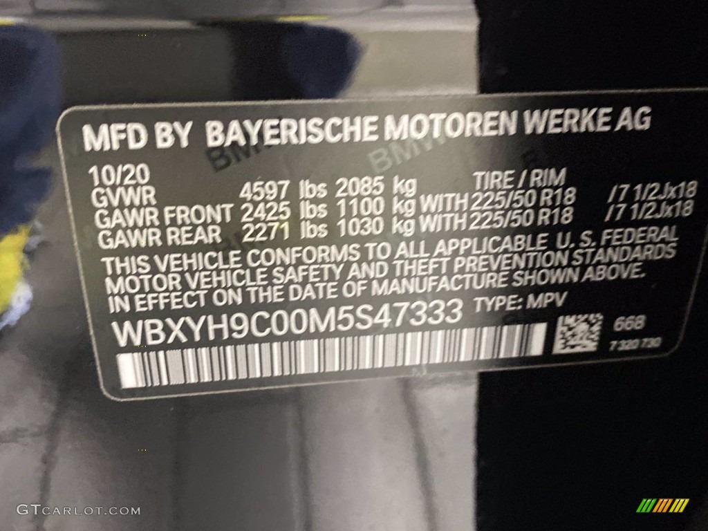 2021 X2 sDrive28i - Black Sapphire Metallic / Black photo #33