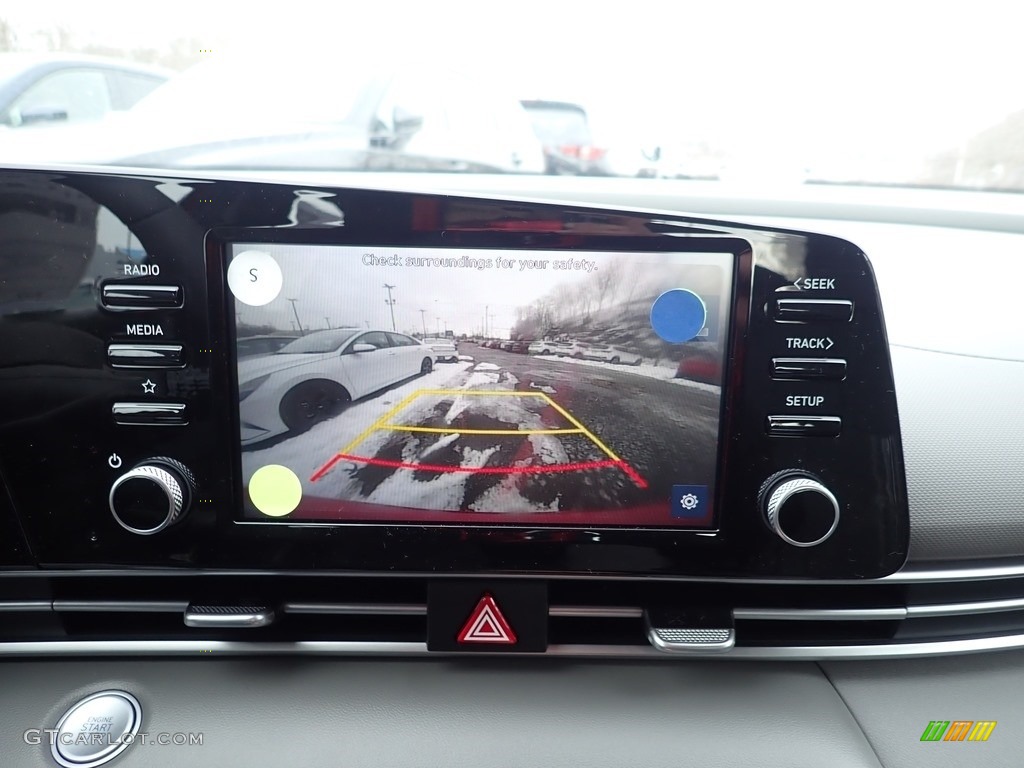 2021 Elantra SEL - Calypso Red / Medium Gray photo #13