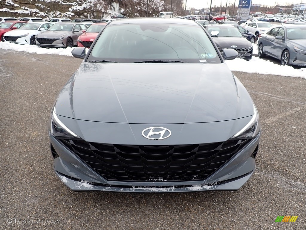 2021 Elantra SEL - Electric Shadow / Black photo #4