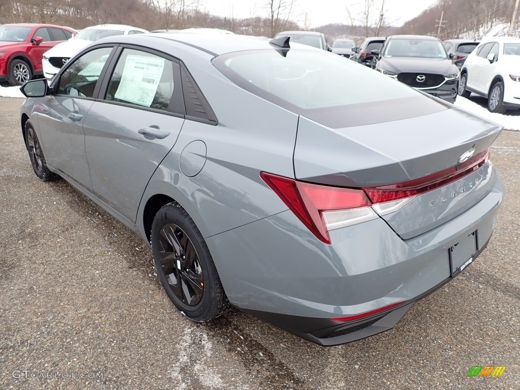 2021 Elantra SEL - Electric Shadow / Black photo #6