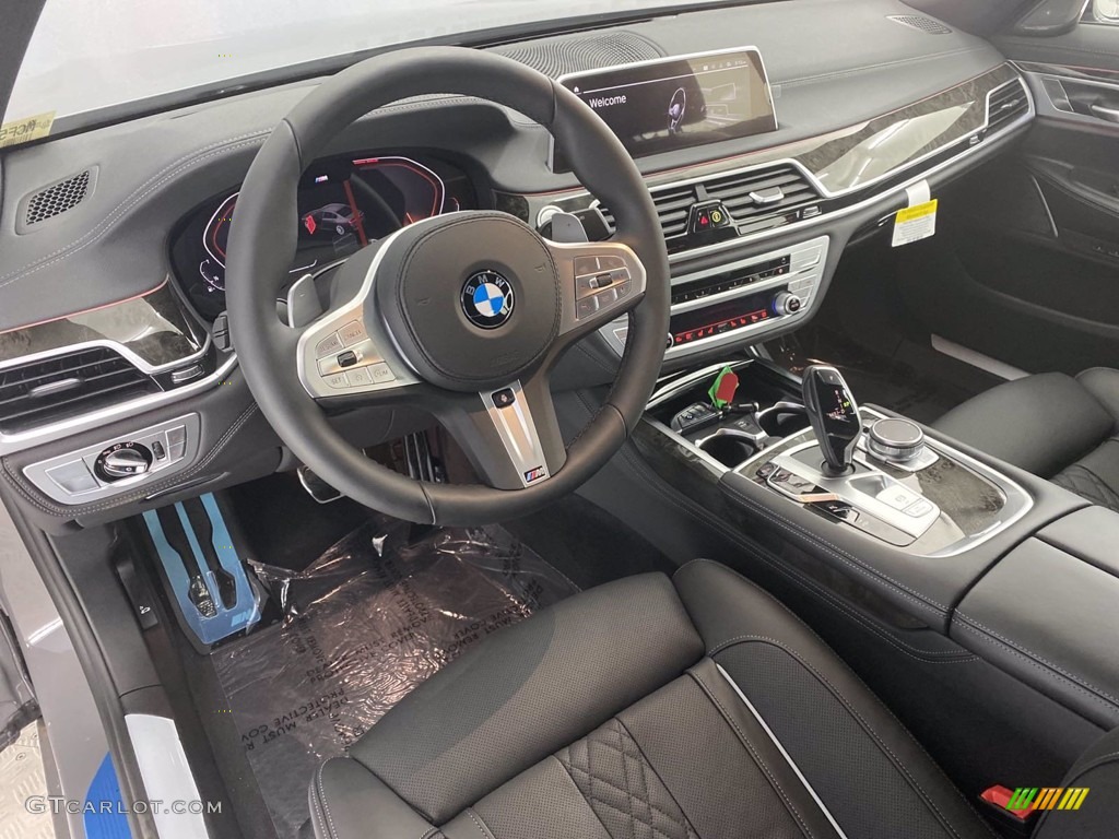 2021 7 Series 750i xDrive Sedan - Bernina Gray Amber Effect / Black photo #2