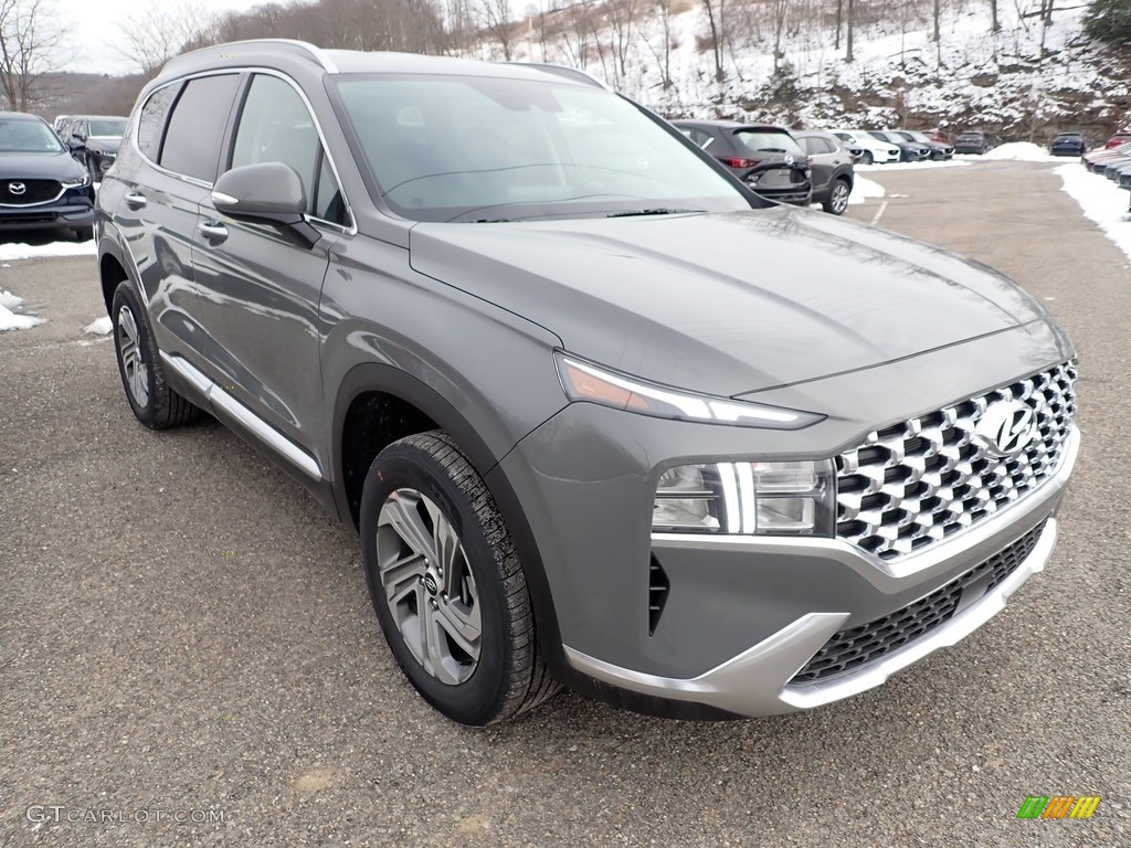 2021 Santa Fe SEL AWD - Hampton Gray / Black photo #3