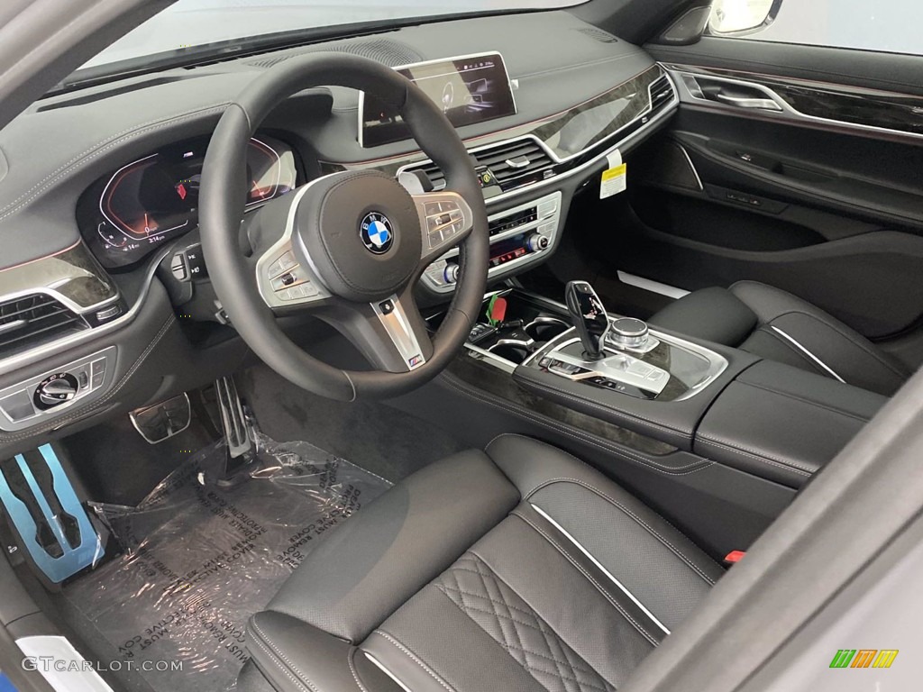 2021 7 Series 750i xDrive Sedan - Bernina Gray Amber Effect / Black photo #13