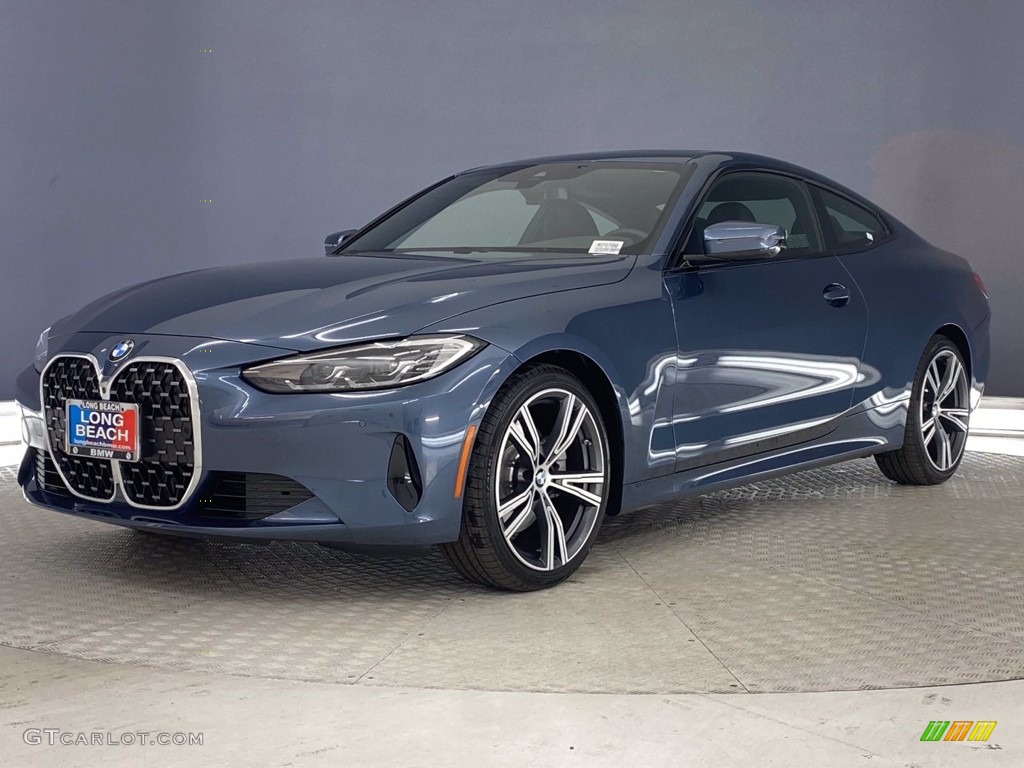 2021 4 Series 430i Coupe - Arctic Race Blue Metallic / Black photo #6