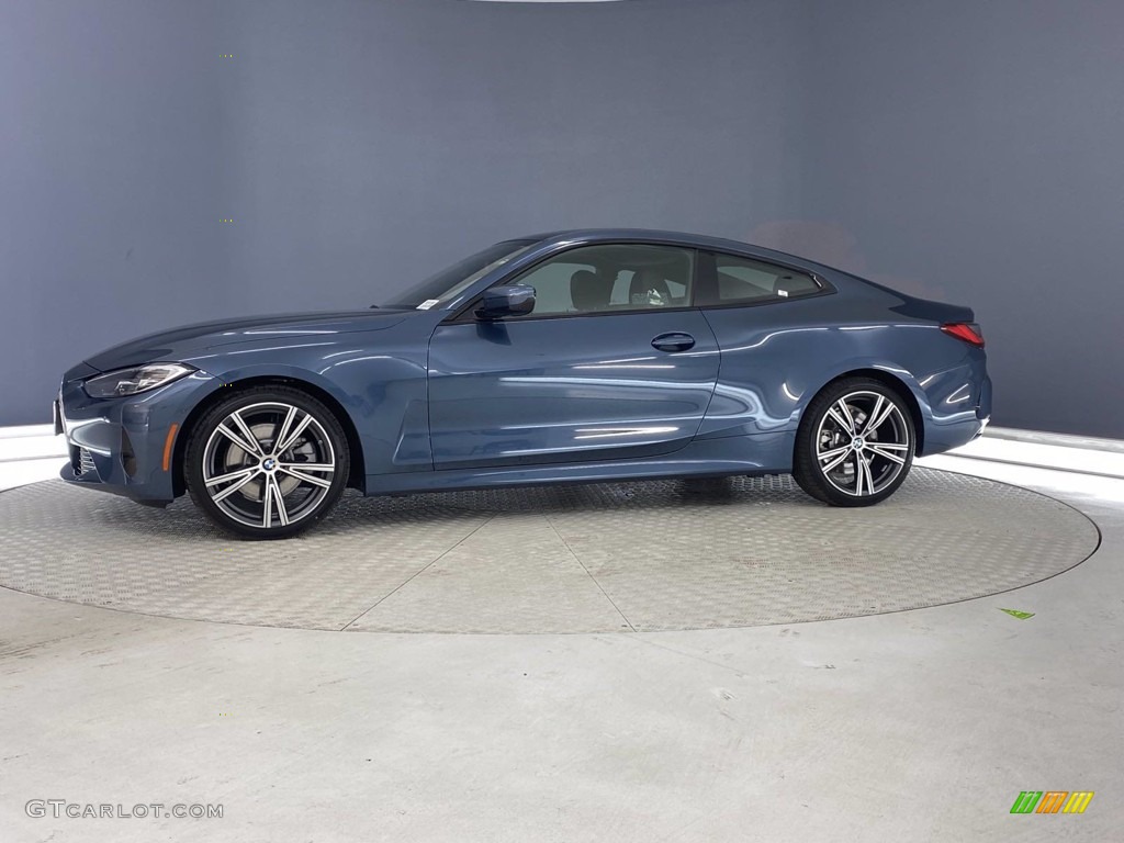 Arctic Race Blue Metallic 2021 BMW 4 Series 430i Coupe Exterior Photo #141053835