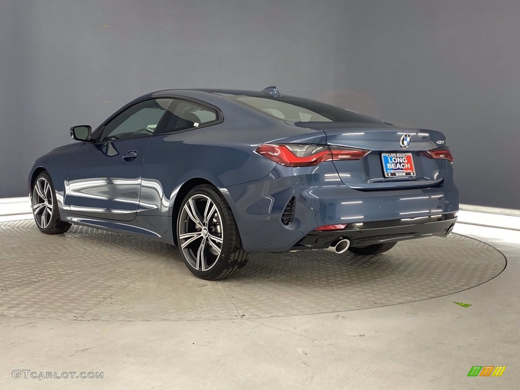 2021 4 Series 430i Coupe - Arctic Race Blue Metallic / Black photo #8