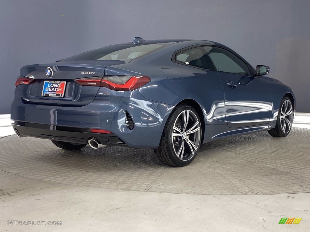 2021 4 Series 430i Coupe - Arctic Race Blue Metallic / Black photo #10