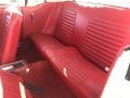 1965 Ford Mustang Red Interior Rear Seat Photo