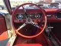 1965 Ford Mustang Red Interior Steering Wheel Photo