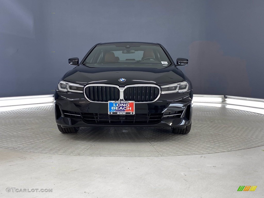 2021 5 Series 530i Sedan - Jet Black / Cognac photo #2