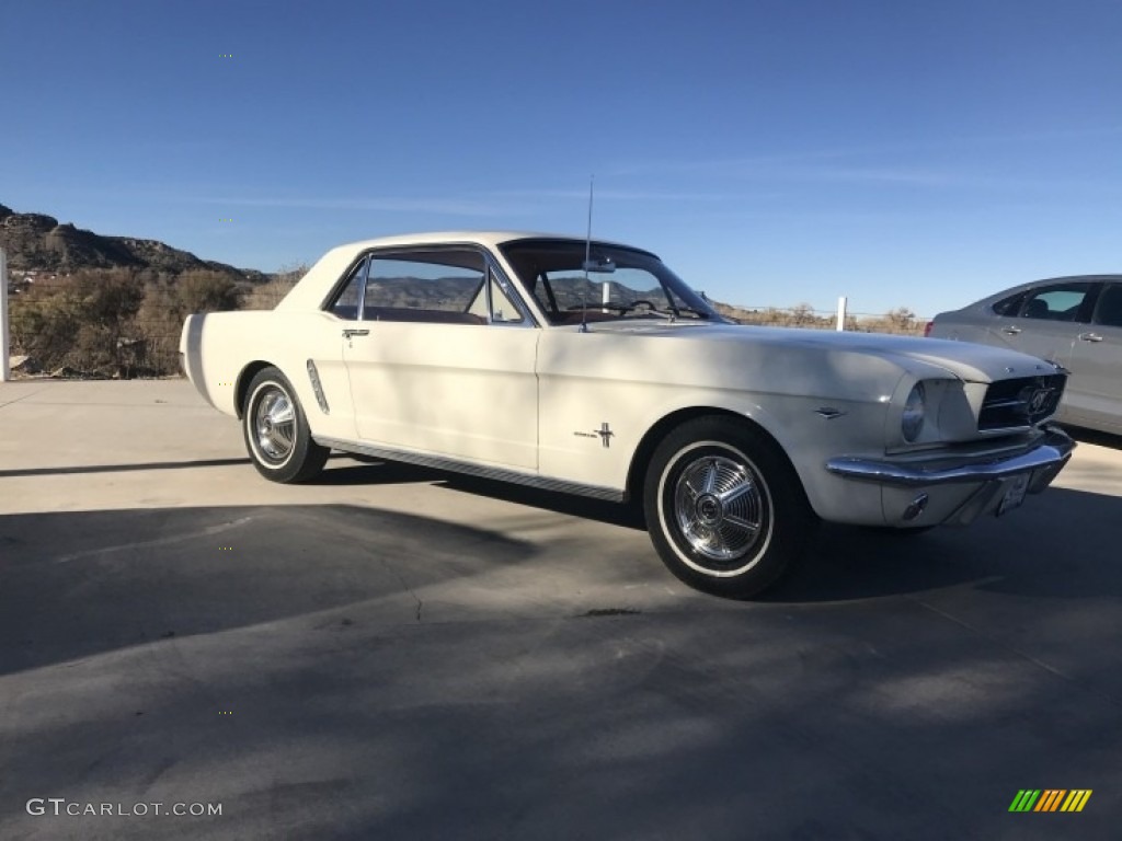 1965 Mustang Coupe - Wimbledon White / Red photo #19