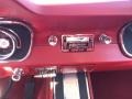 1965 Ford Mustang Red Interior Audio System Photo