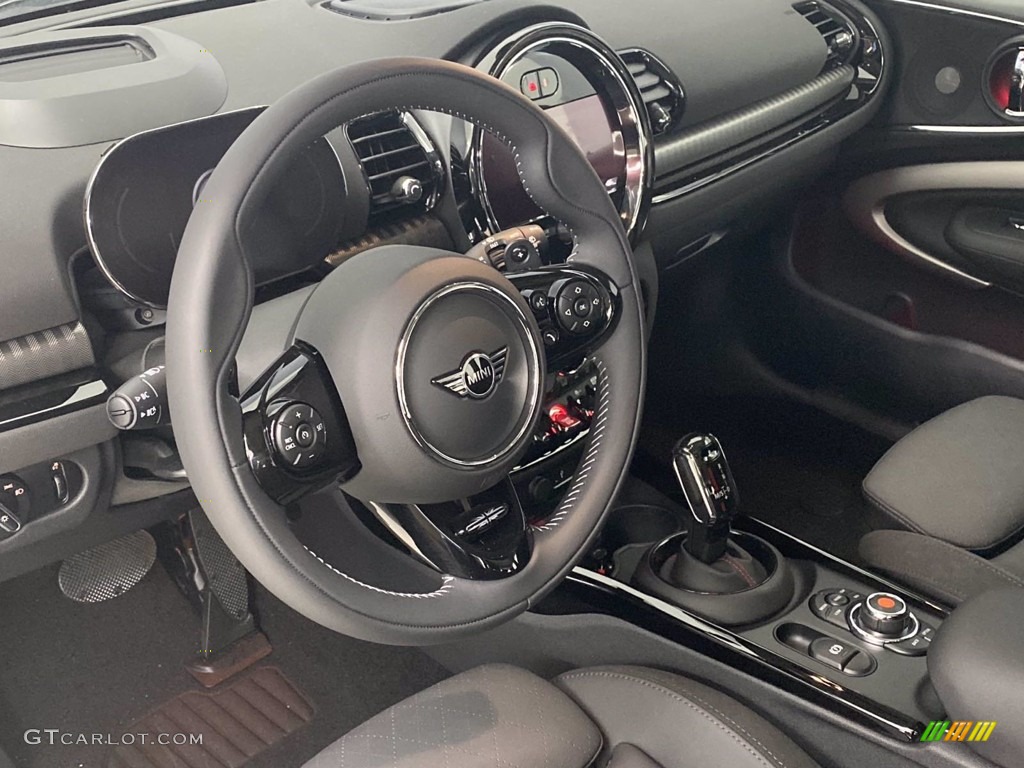 2021 Clubman Cooper S All4 - British Racing Green IV Metallic / Carbon Black/Cross Punch Leather photo #13