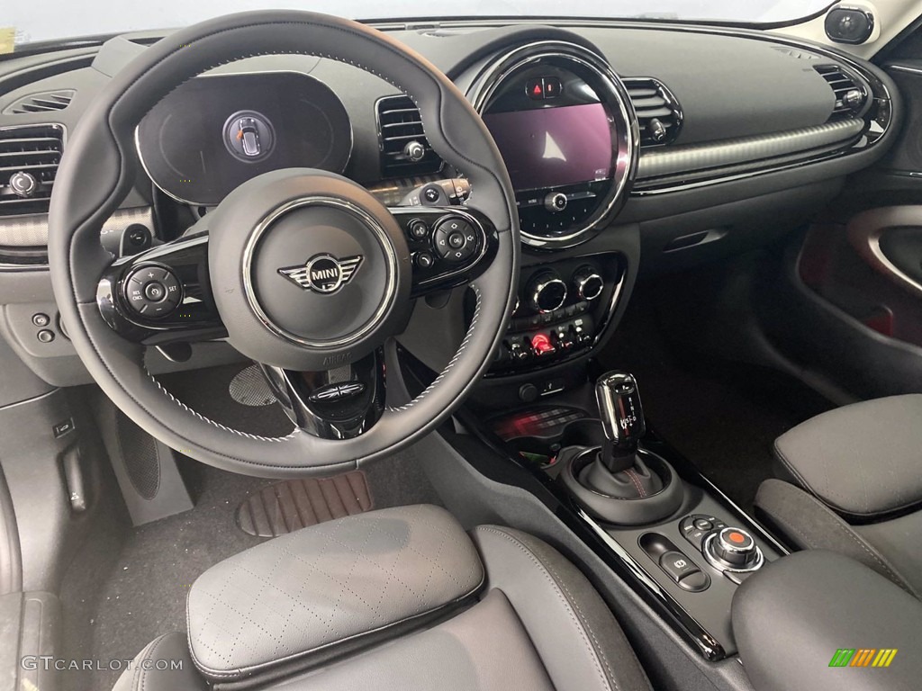 2021 Clubman Cooper S All4 - British Racing Green IV Metallic / Carbon Black/Cross Punch Leather photo #15