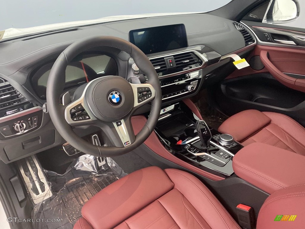 Tacora Red Interior 2021 BMW X4 M40i Photo #141054768