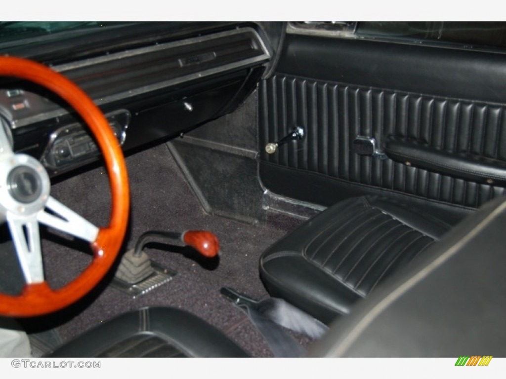 Black Interior 1968 Mercury Cougar Coupe Photo #141054828