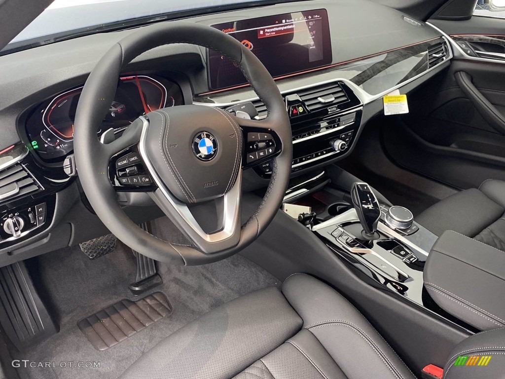 2021 5 Series 530i Sedan - Phytonic Blue Metallic / Black photo #3