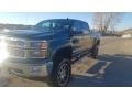 2014 Rainforest Green Metallic Chevrolet Silverado 1500 LTZ Z71 Crew Cab 4x4  photo #7