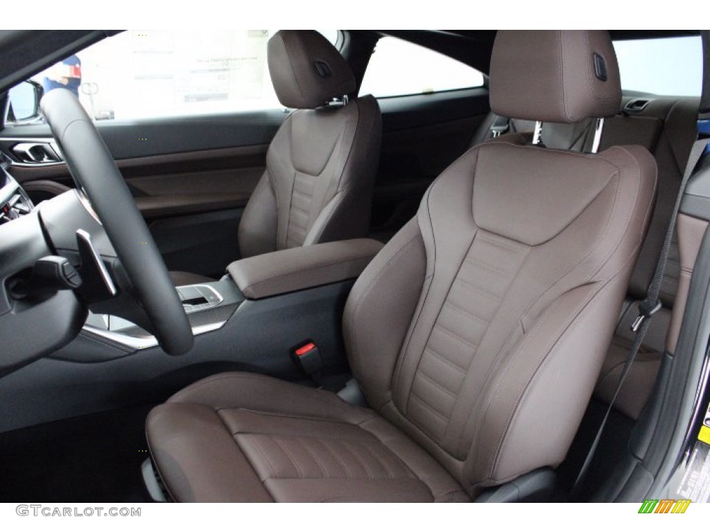 Mocha Interior 2021 BMW 4 Series 430i Coupe Photo #141055488