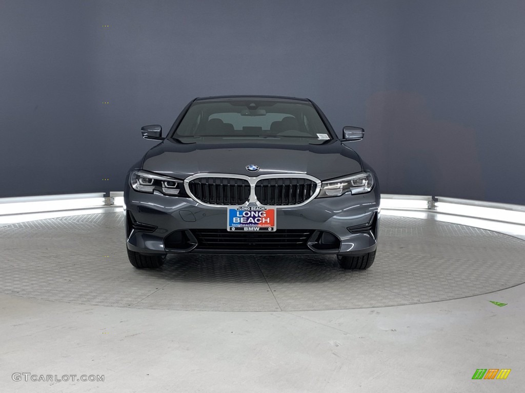 2021 3 Series 330e Sedan - Mineral Gray Metallic / Black photo #23