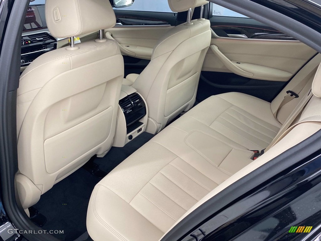 2021 5 Series 530i Sedan - Jet Black / Canberra Beige photo #17
