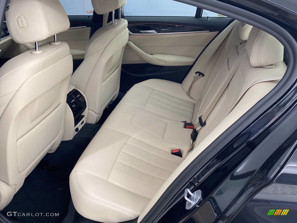2021 5 Series 530i Sedan - Jet Black / Canberra Beige photo #18