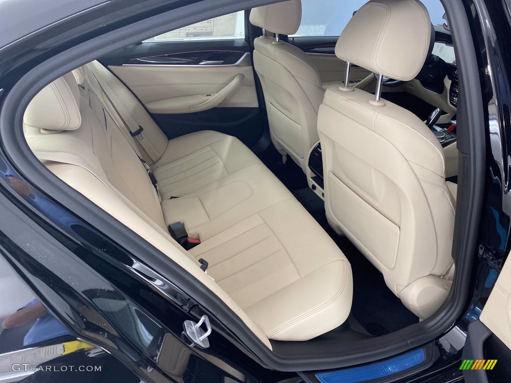 2021 5 Series 530i Sedan - Jet Black / Canberra Beige photo #21