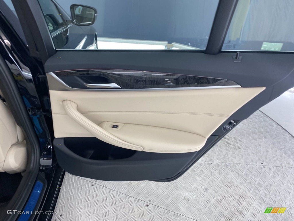2021 5 Series 530i Sedan - Jet Black / Canberra Beige photo #23
