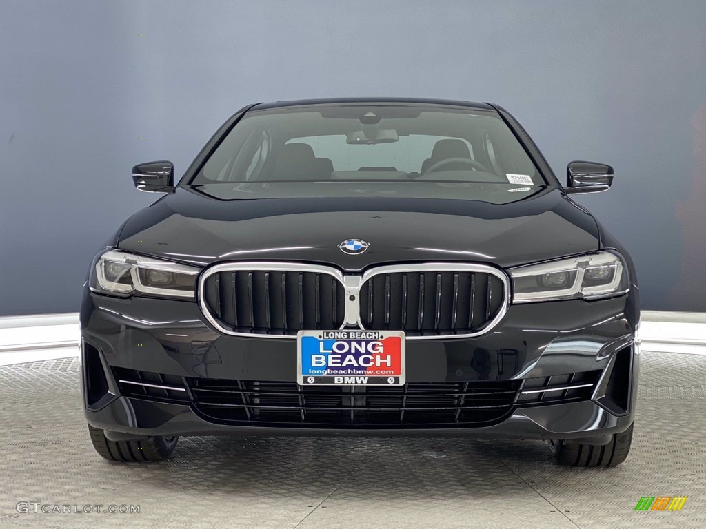 2021 5 Series 530i Sedan - Black Sapphire Metallic / Black photo #5