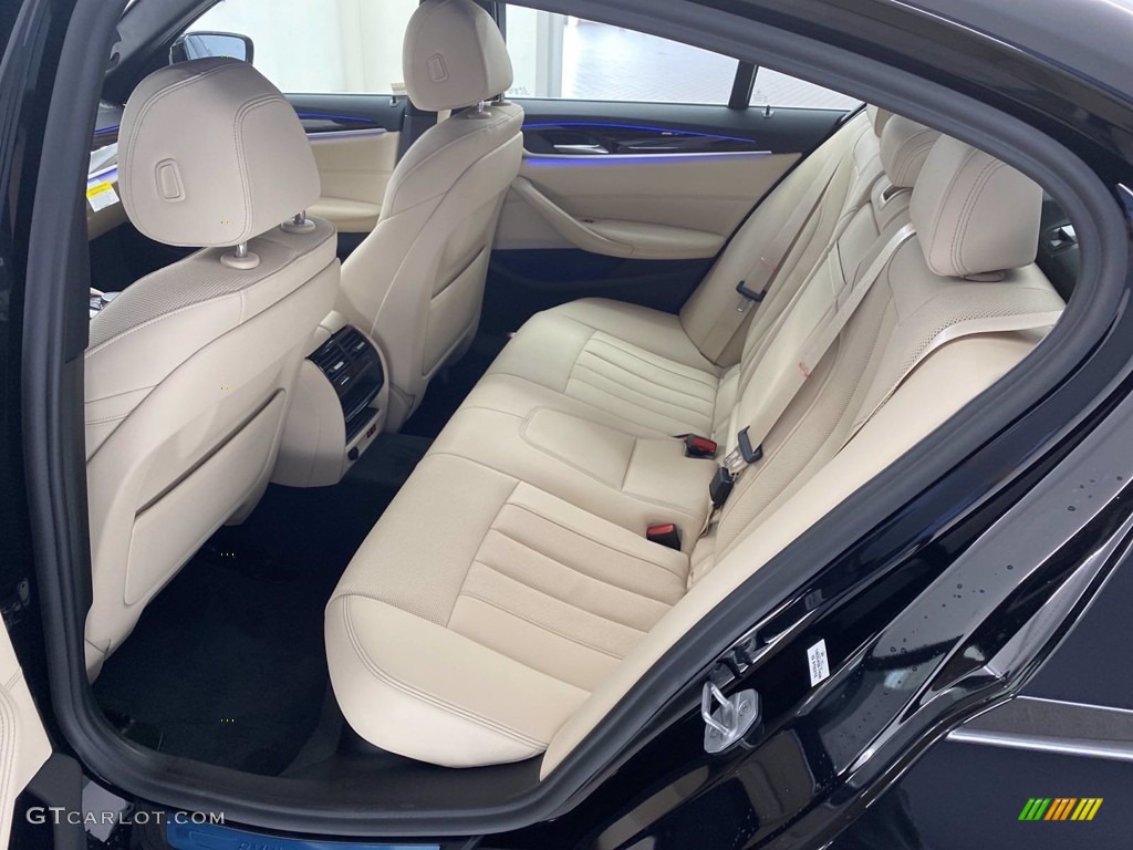 2021 5 Series 530i Sedan - Jet Black / Canberra Beige photo #19