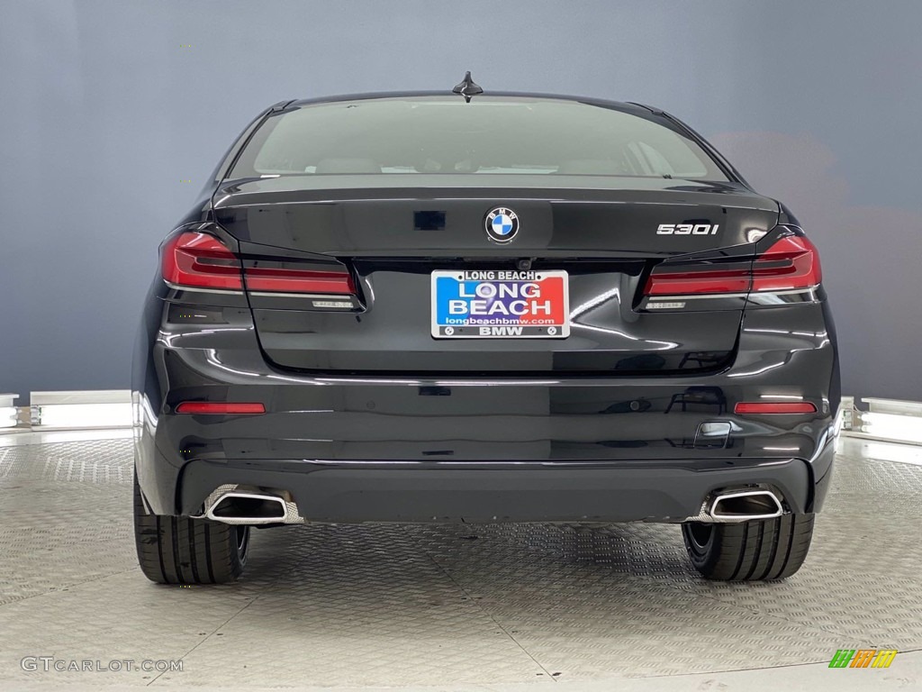 2021 5 Series 530i Sedan - Black Sapphire Metallic / Black photo #10