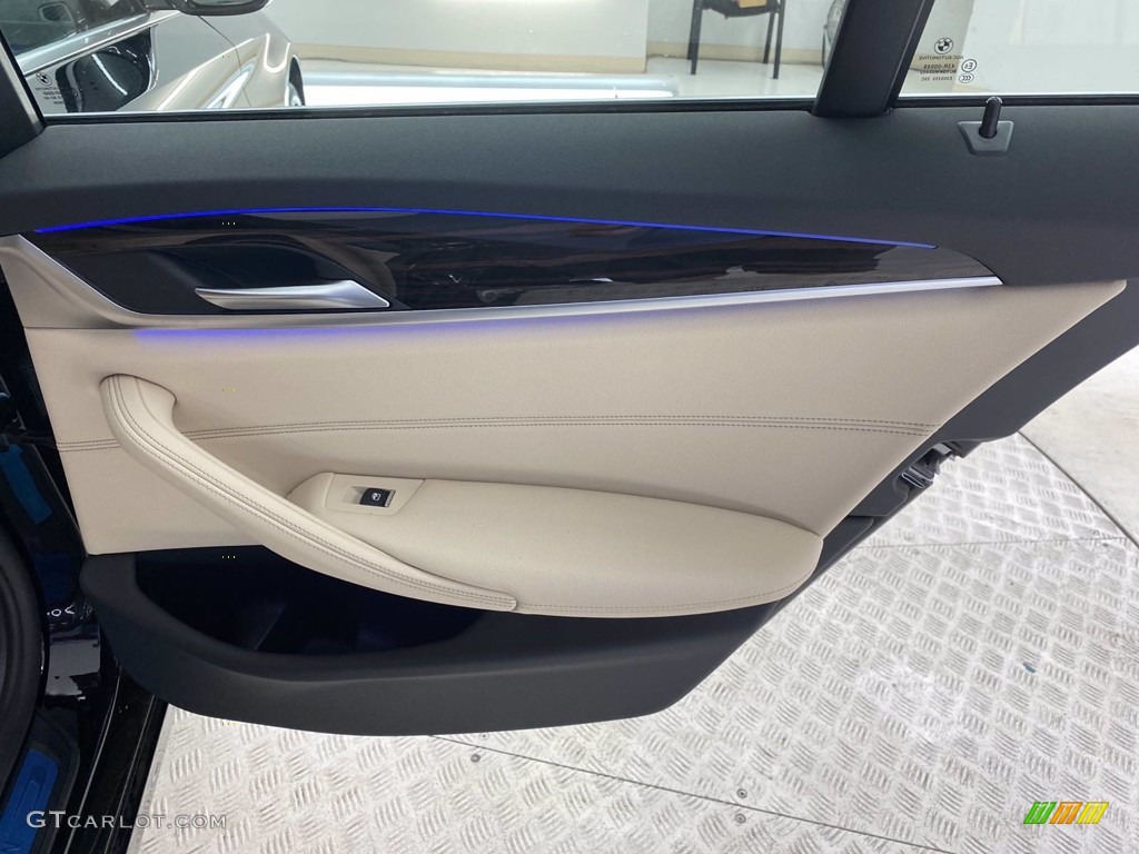 2021 5 Series 530i Sedan - Jet Black / Canberra Beige photo #26